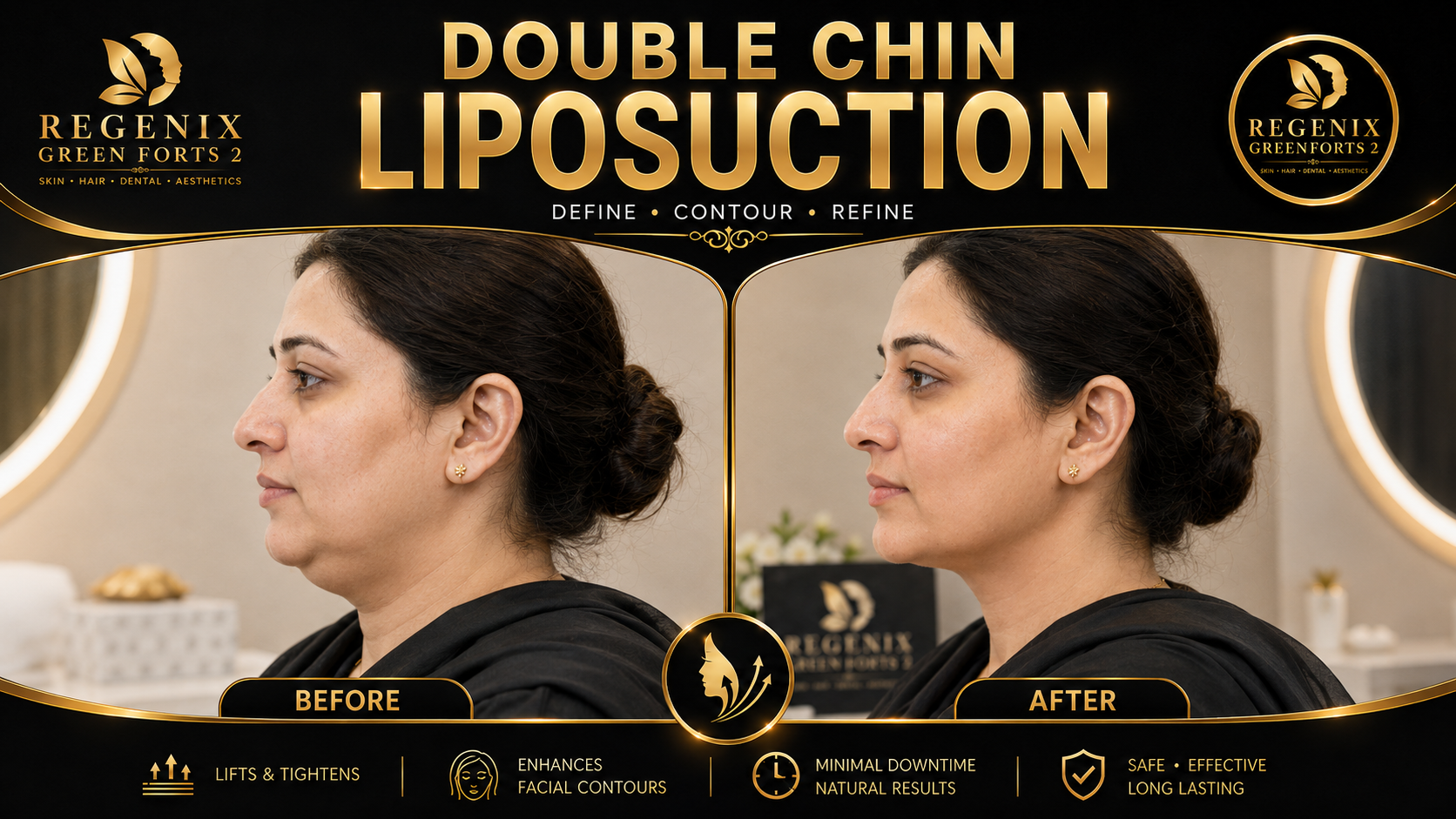 Double Chin Liposuction visual reference